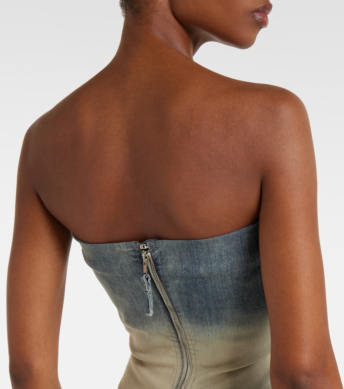Denim bustier dress | Rick Owens