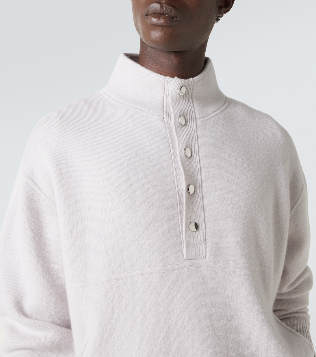 Jersey de cuello alto de lana y cachemir | Allude