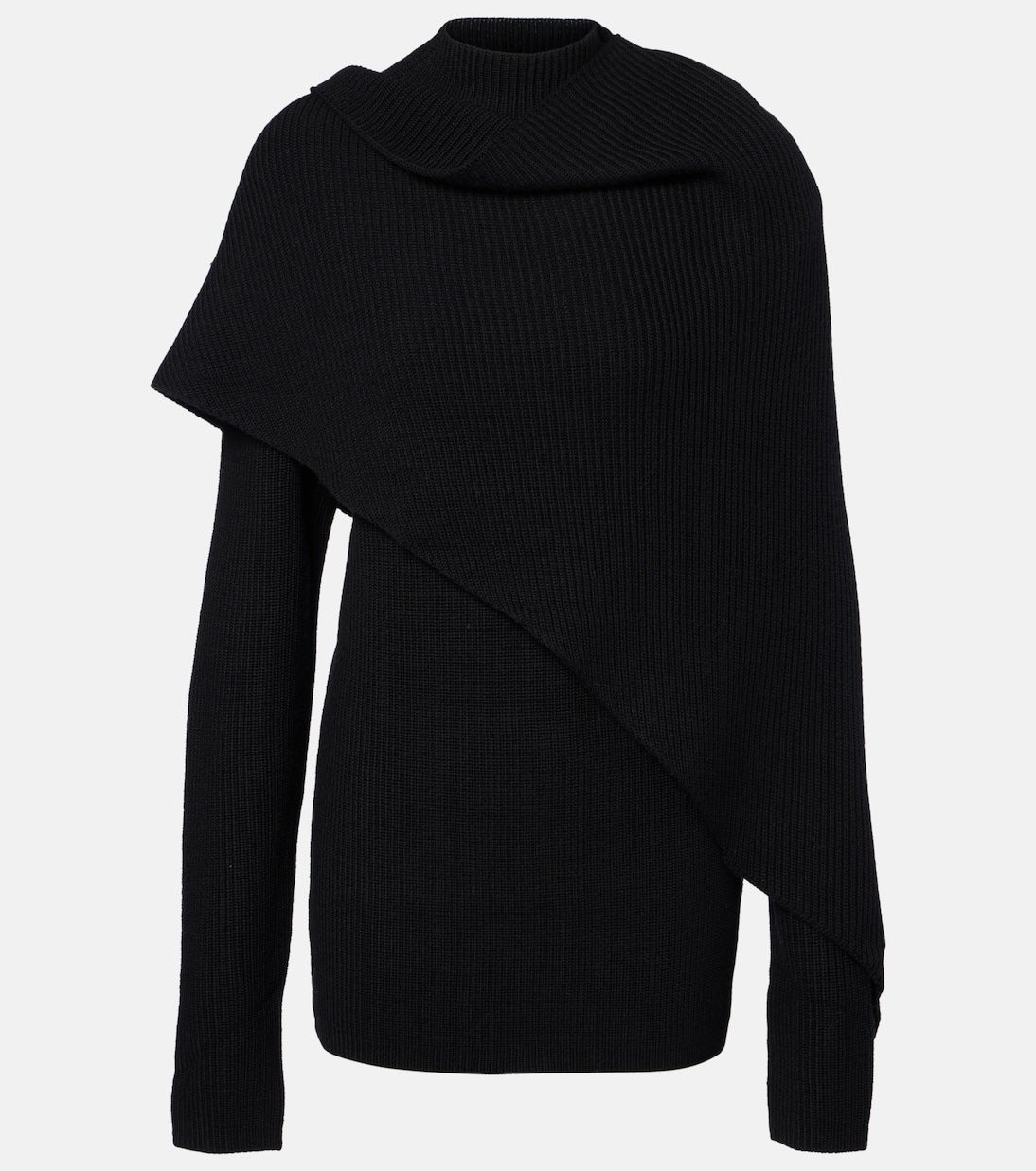 Draped wool sweater | Entire Studios