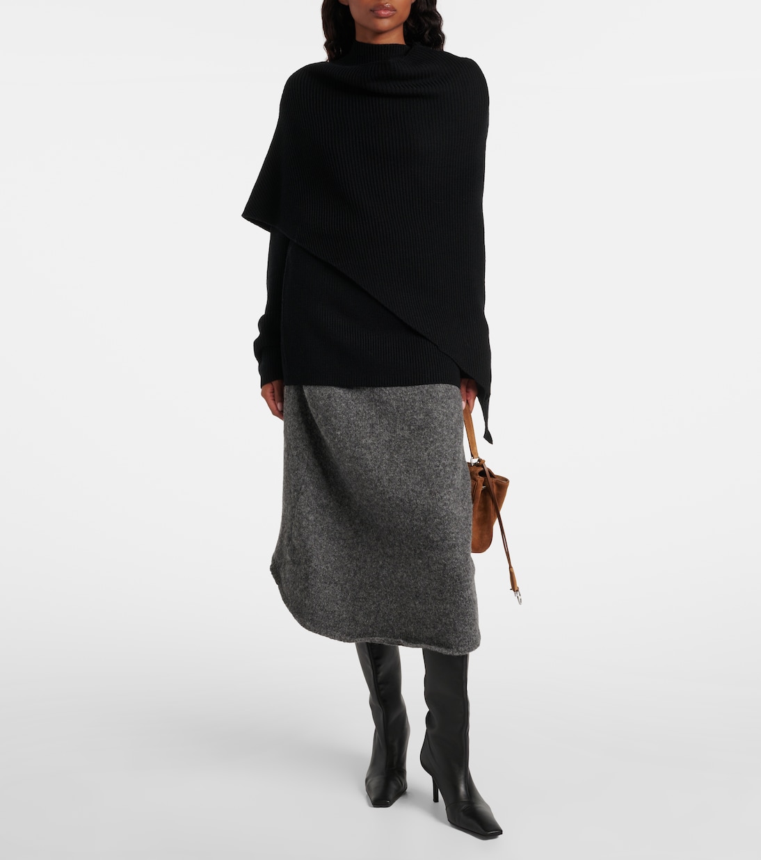 Draped wool sweater | Entire Studios