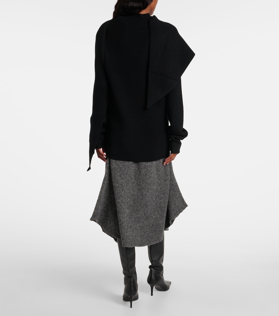 Draped wool sweater | Entire Studios