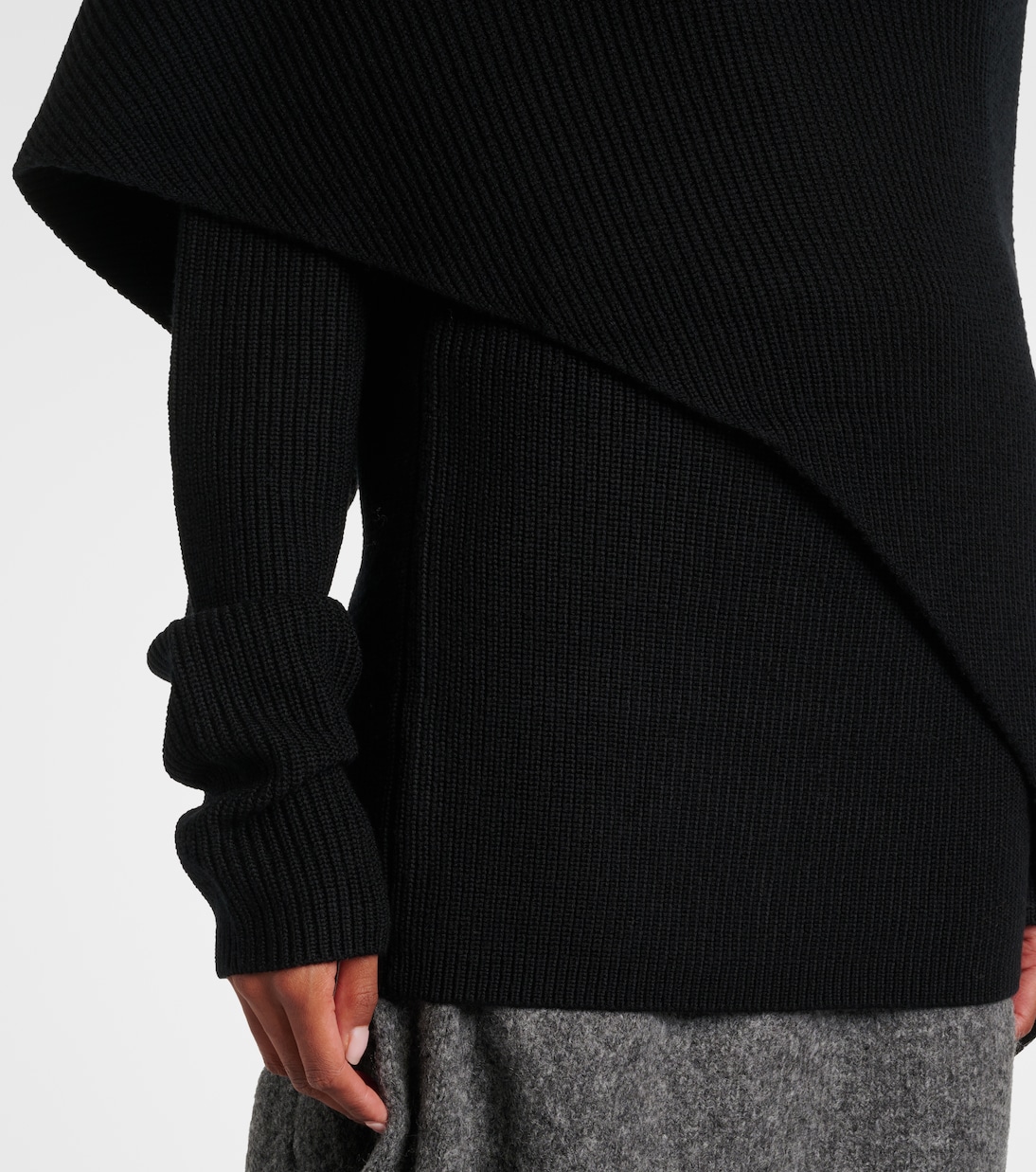 Draped wool sweater | Entire Studios