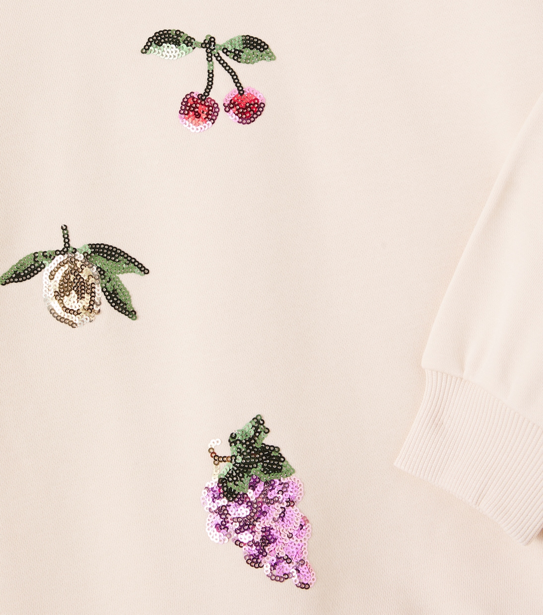 Lou sequined cotton-blend sweatshirt | Konges Sløjd
