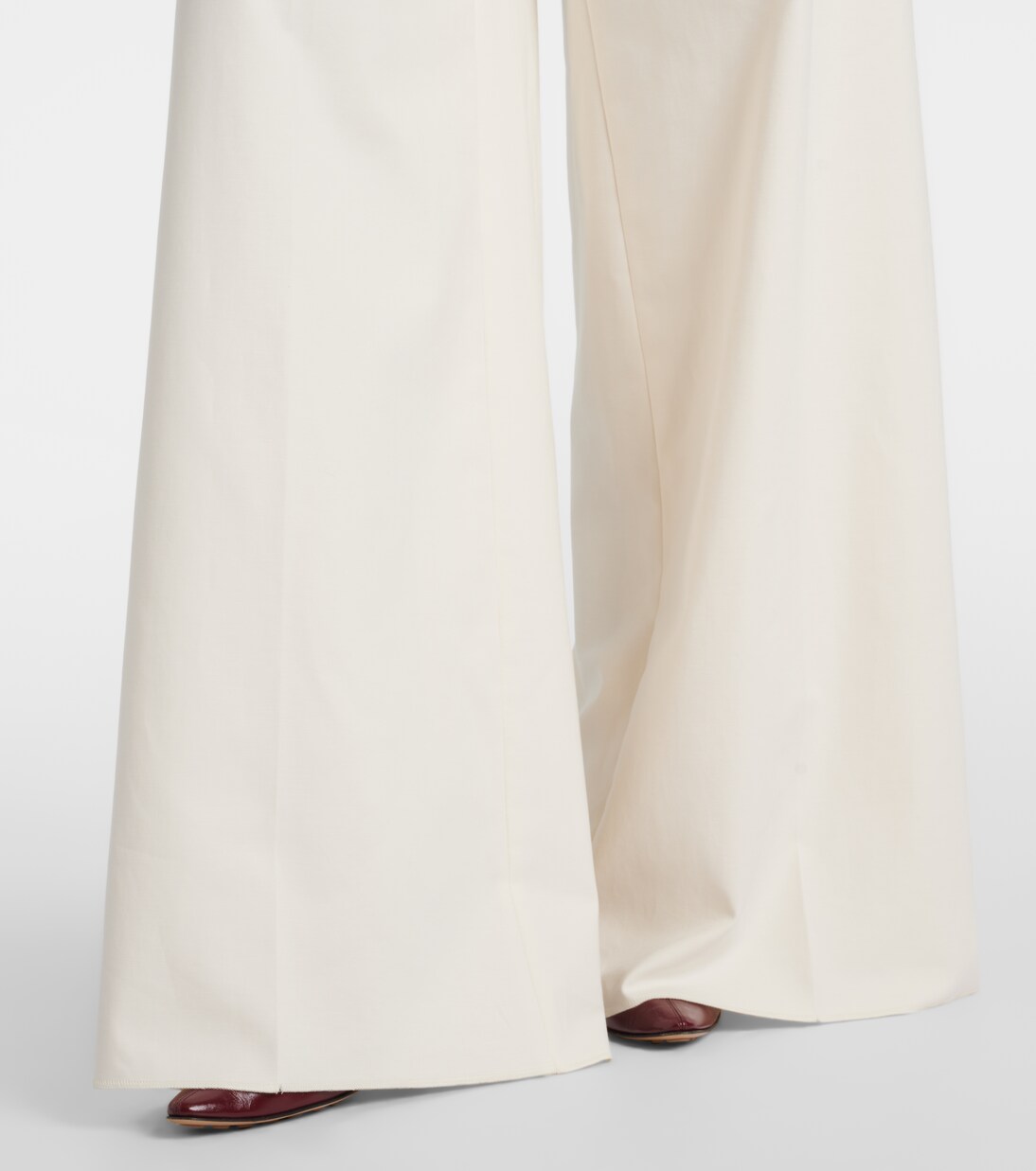 Finish cotton-blend wide-leg pants | Max Mara