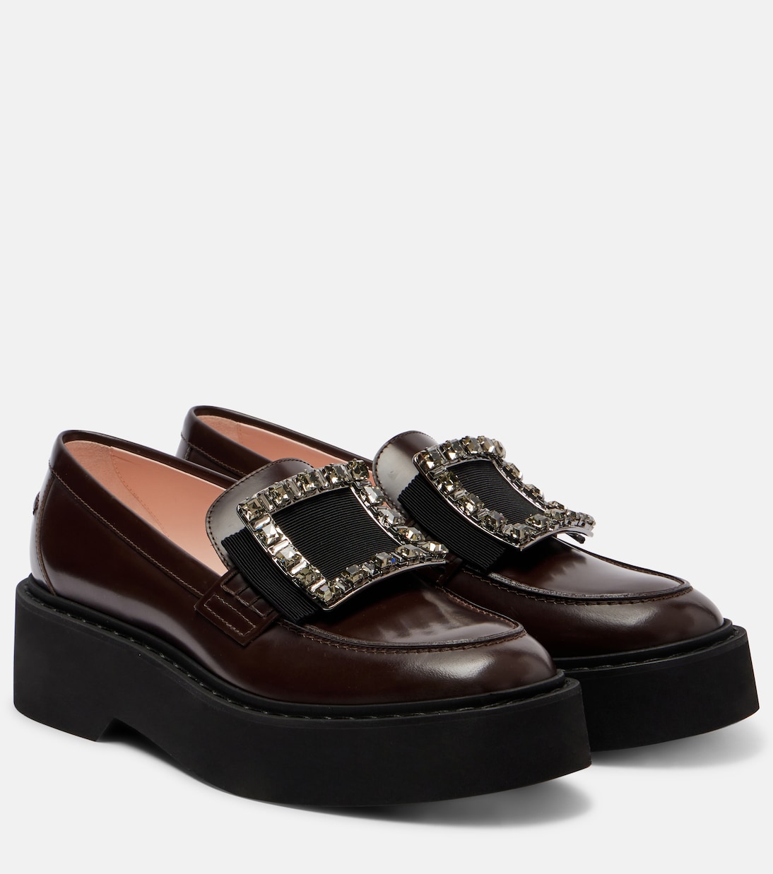 Mocasines con plataforma Viv' Rangers de piel | Roger Vivier