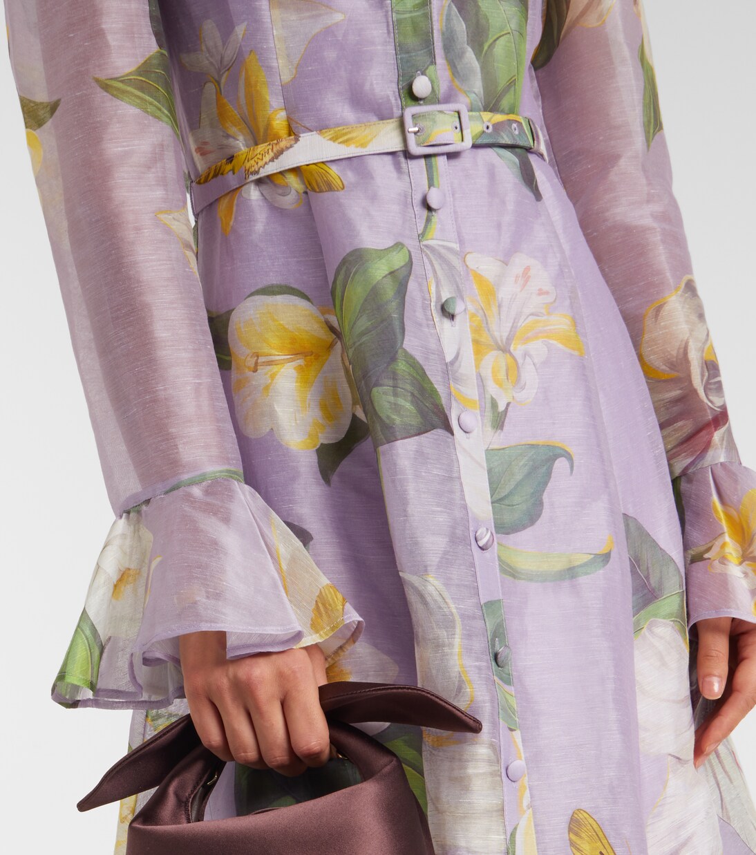 Katrina linen-blend shirt dress | Leo Lin