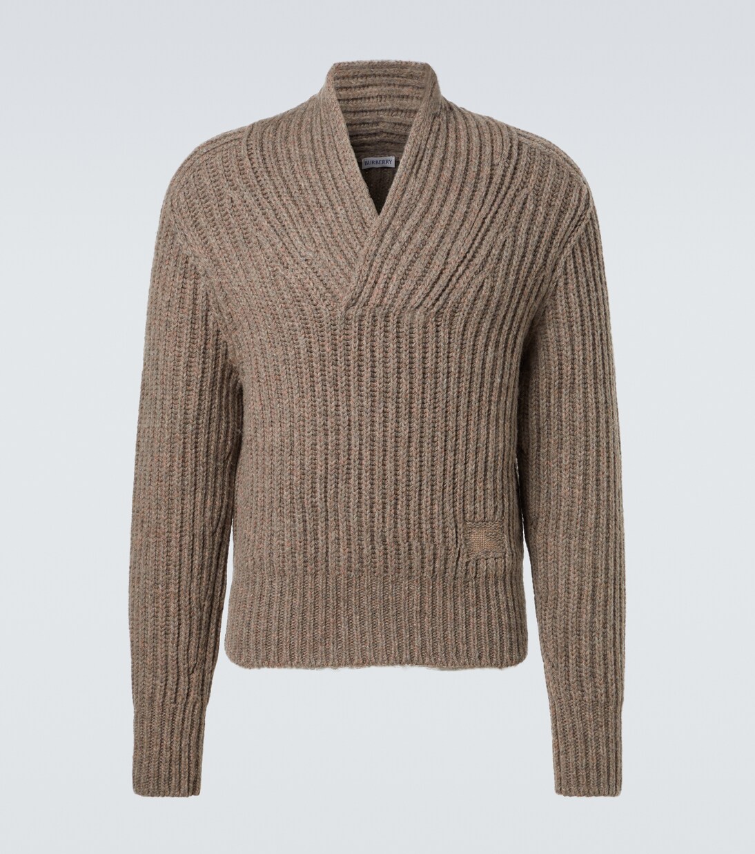 Ribbed-knit wool sweater | Burberry