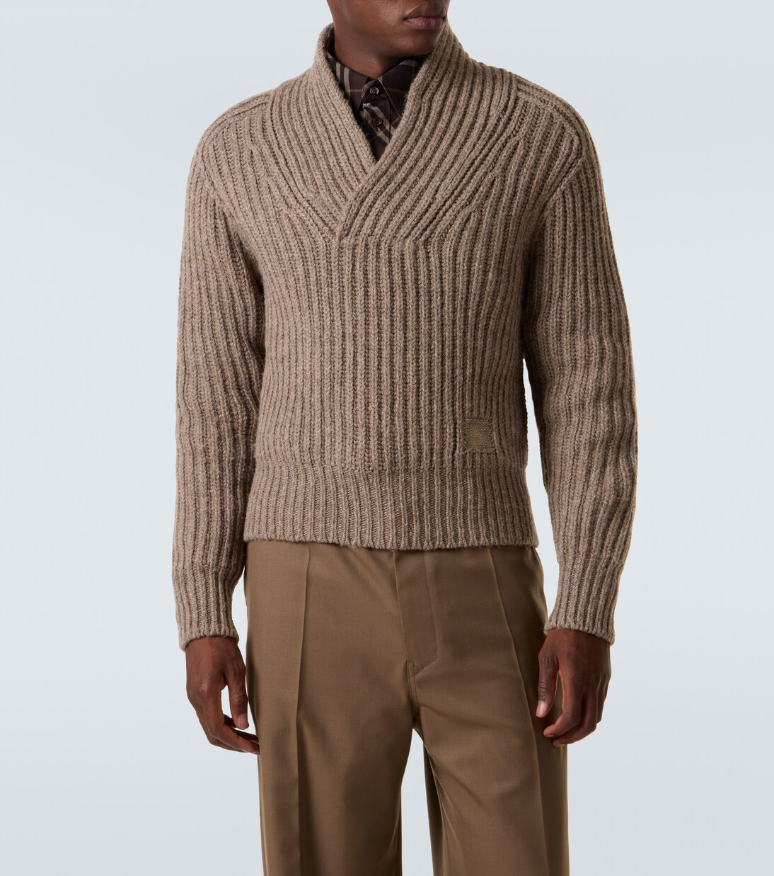 Ribbed-knit wool sweater | Burberry
