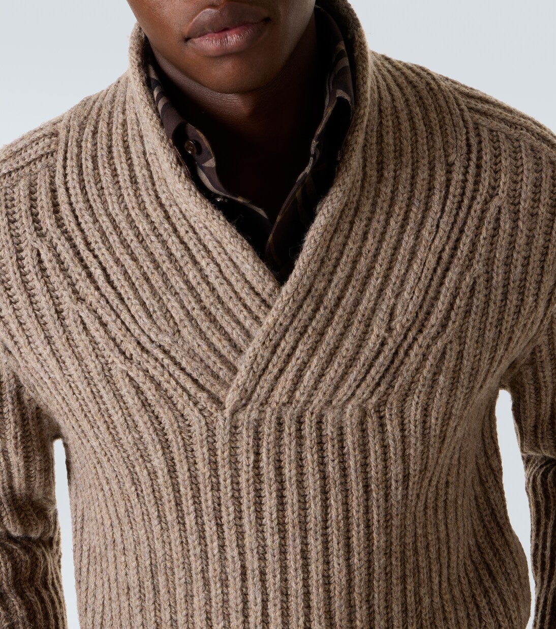 Ribbed-knit wool sweater | Burberry