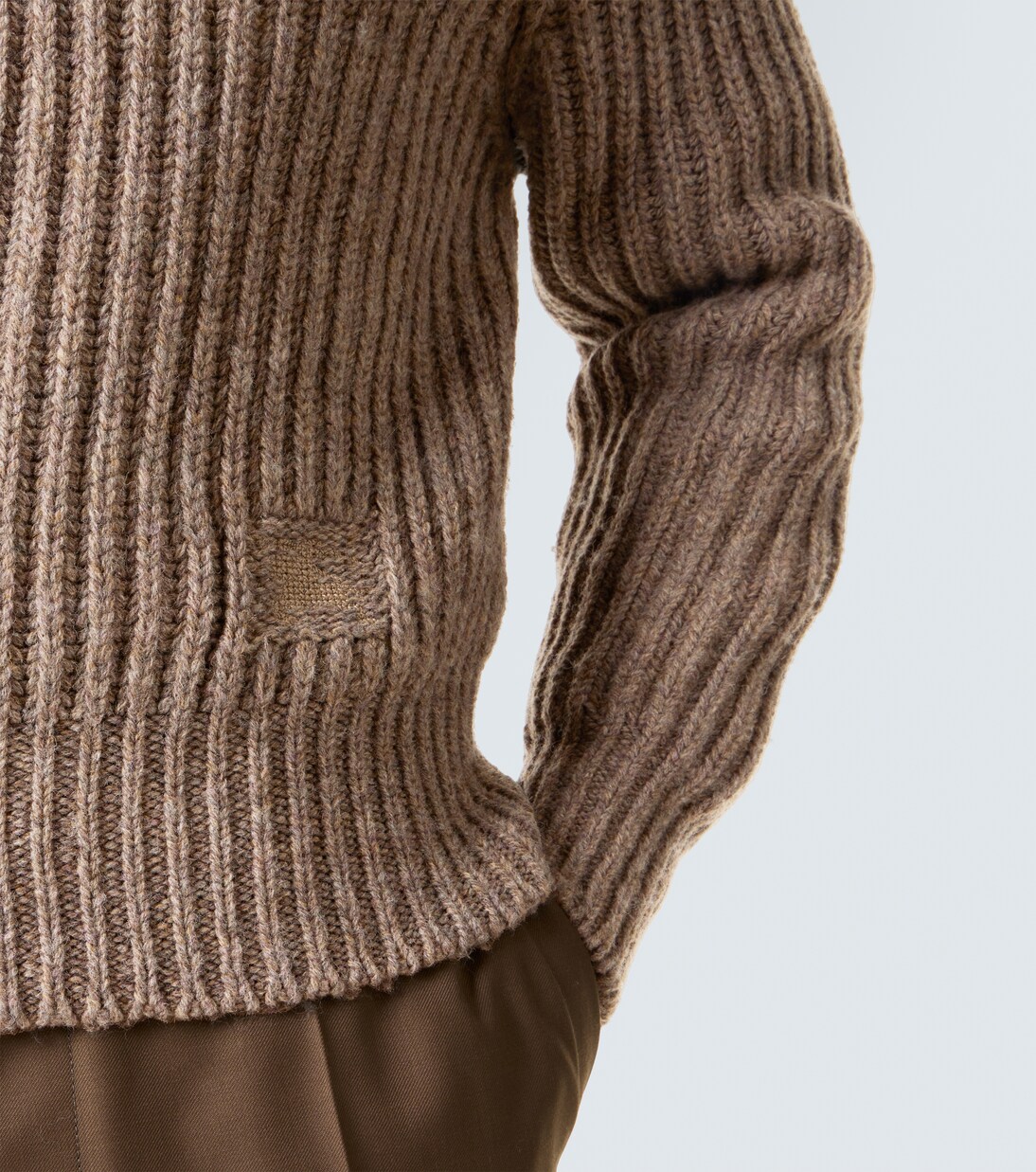 Ribbed-knit wool sweater | Burberry