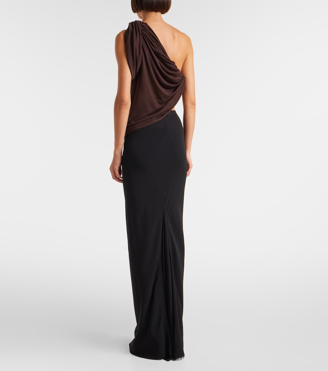 Draped knitted one-shoulder top | Rick Owens