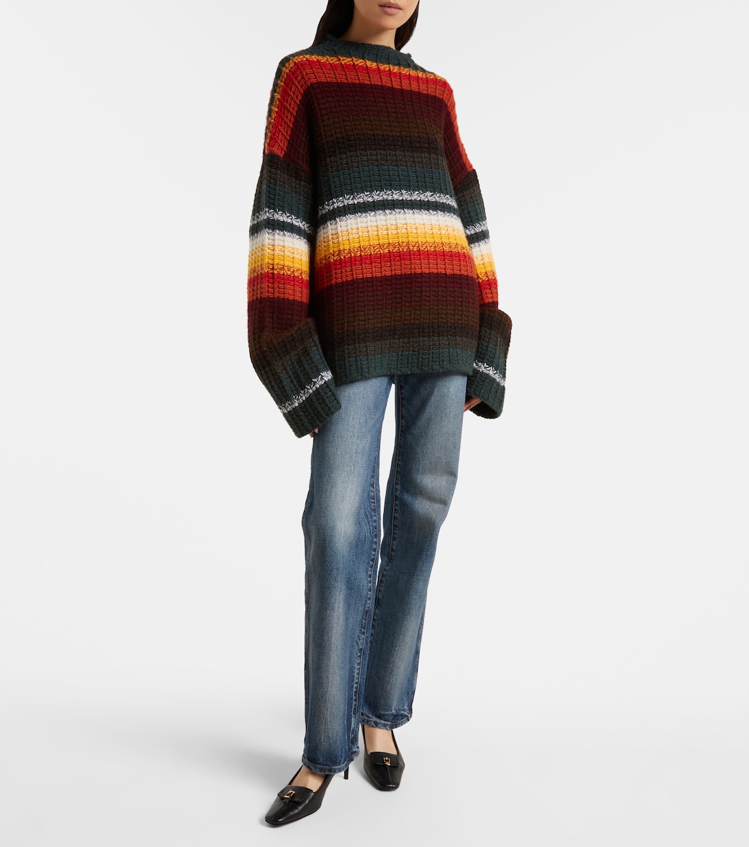Yanis striped cashmere sweater | Khaite