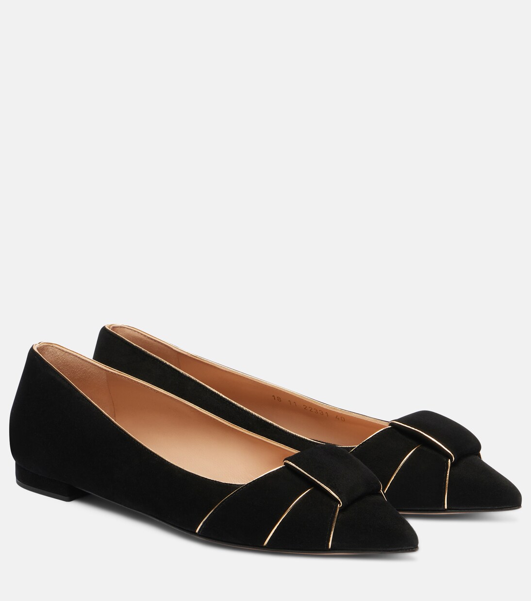 Suede ballet flats | Gianvito Rossi