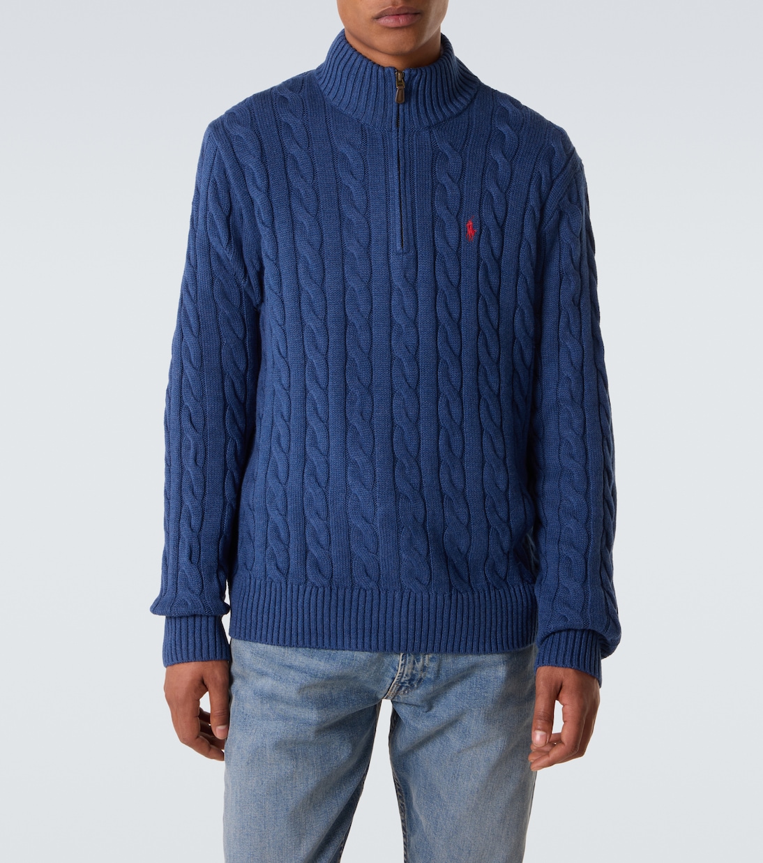 Cable-knit cotton sweater  | Polo Ralph Lauren