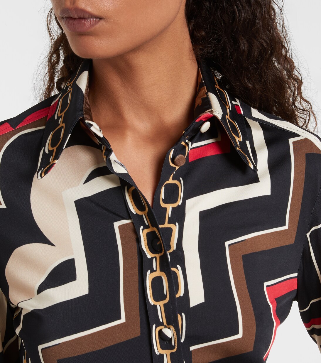 Istrice satin jersey shirt | Pucci