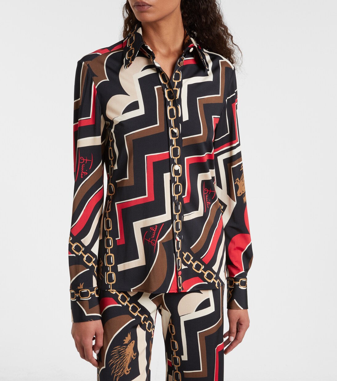 Istrice satin jersey shirt | Pucci