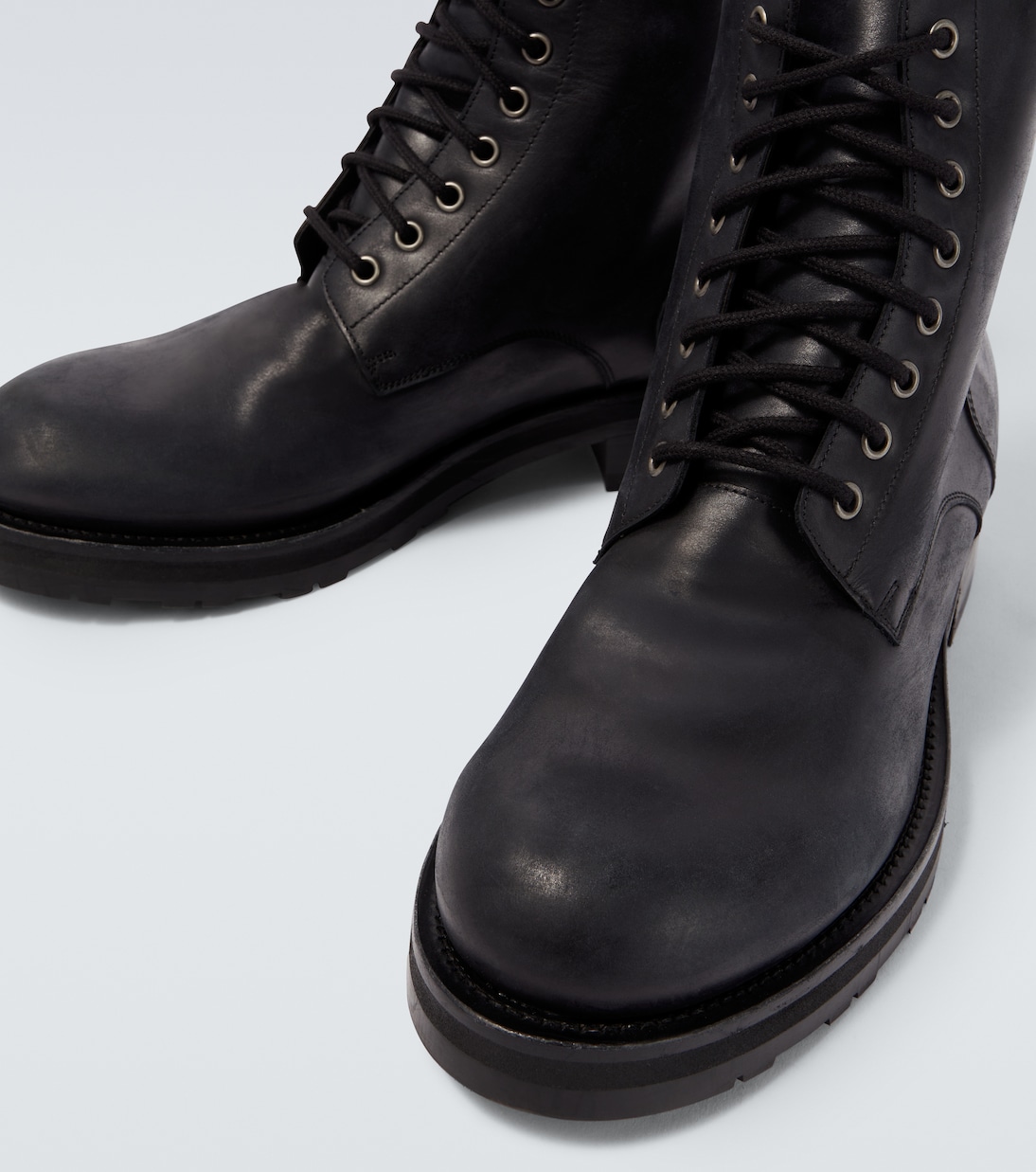 Leather combat boots | The Row