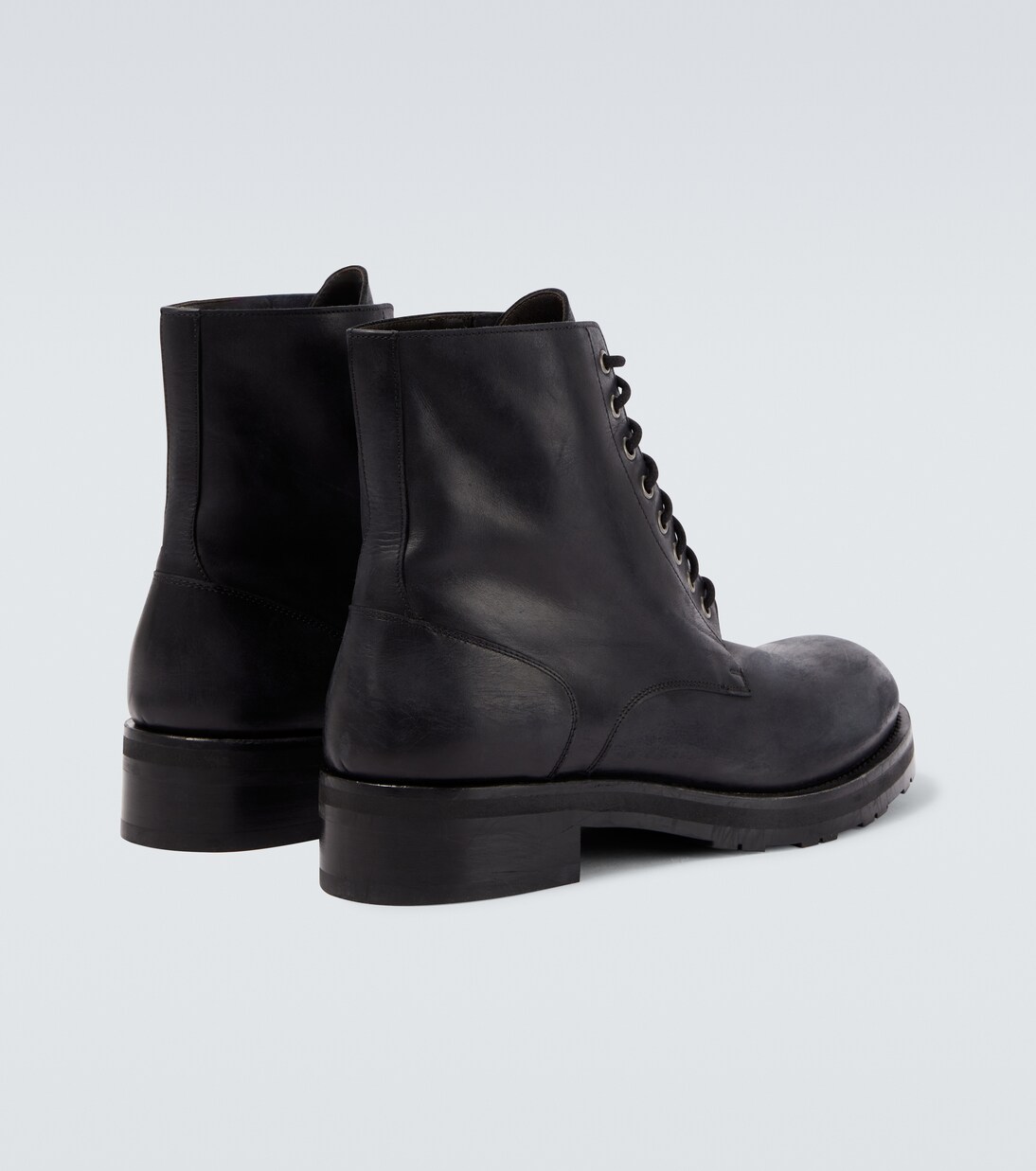 Leather combat boots | The Row