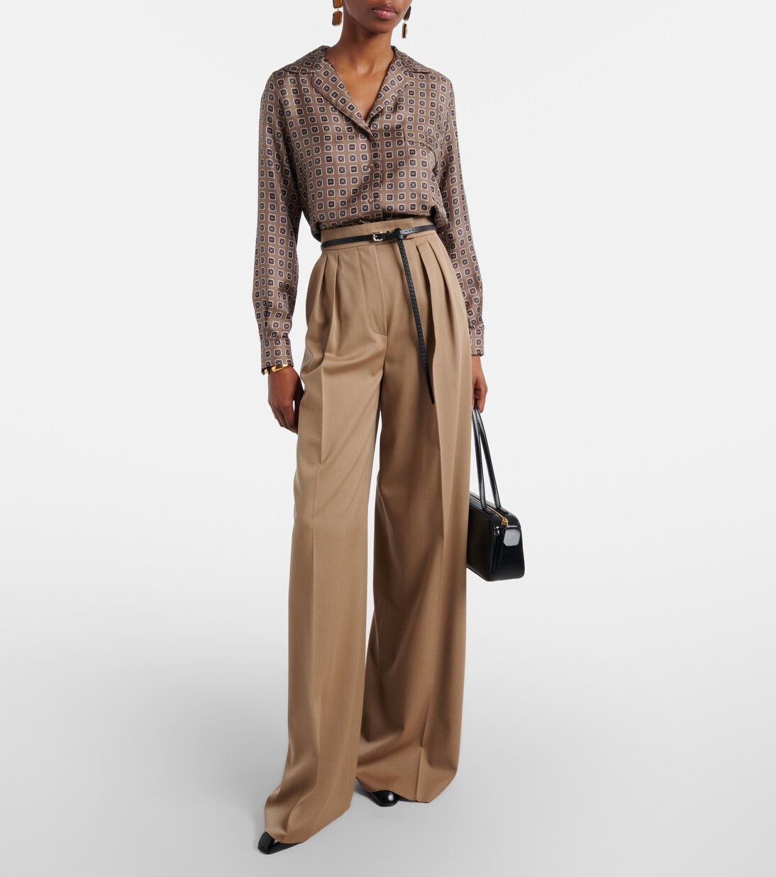 Quorum virgin wool wide-leg pants | Max Mara