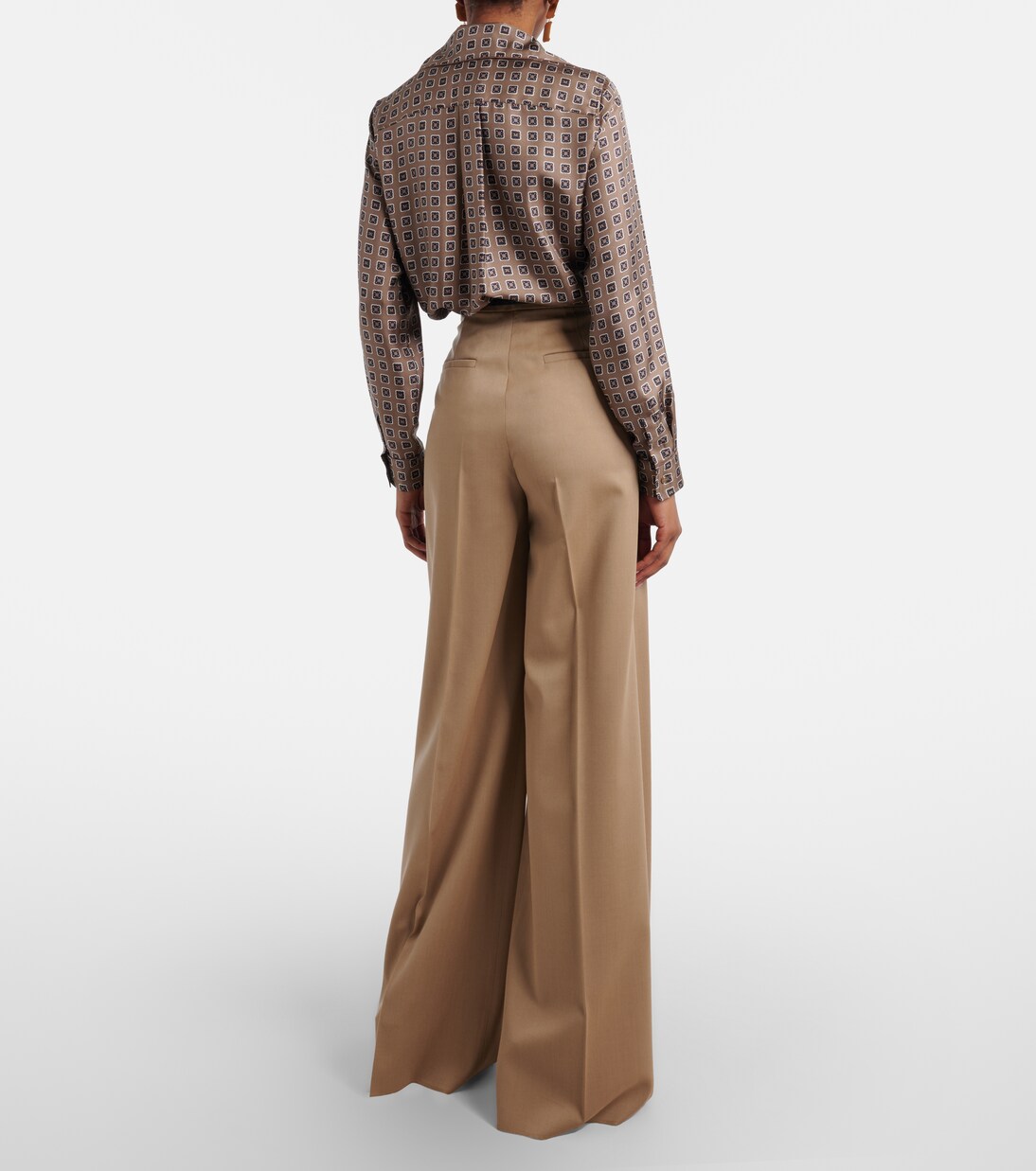 Quorum virgin wool wide-leg pants | Max Mara