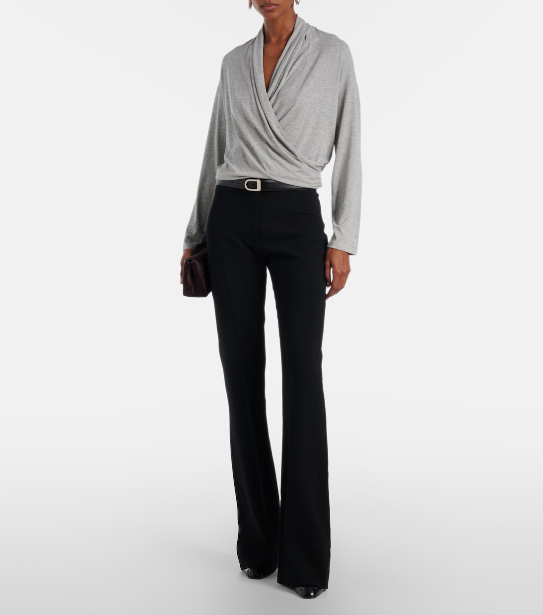 Draped jersey top | Vince