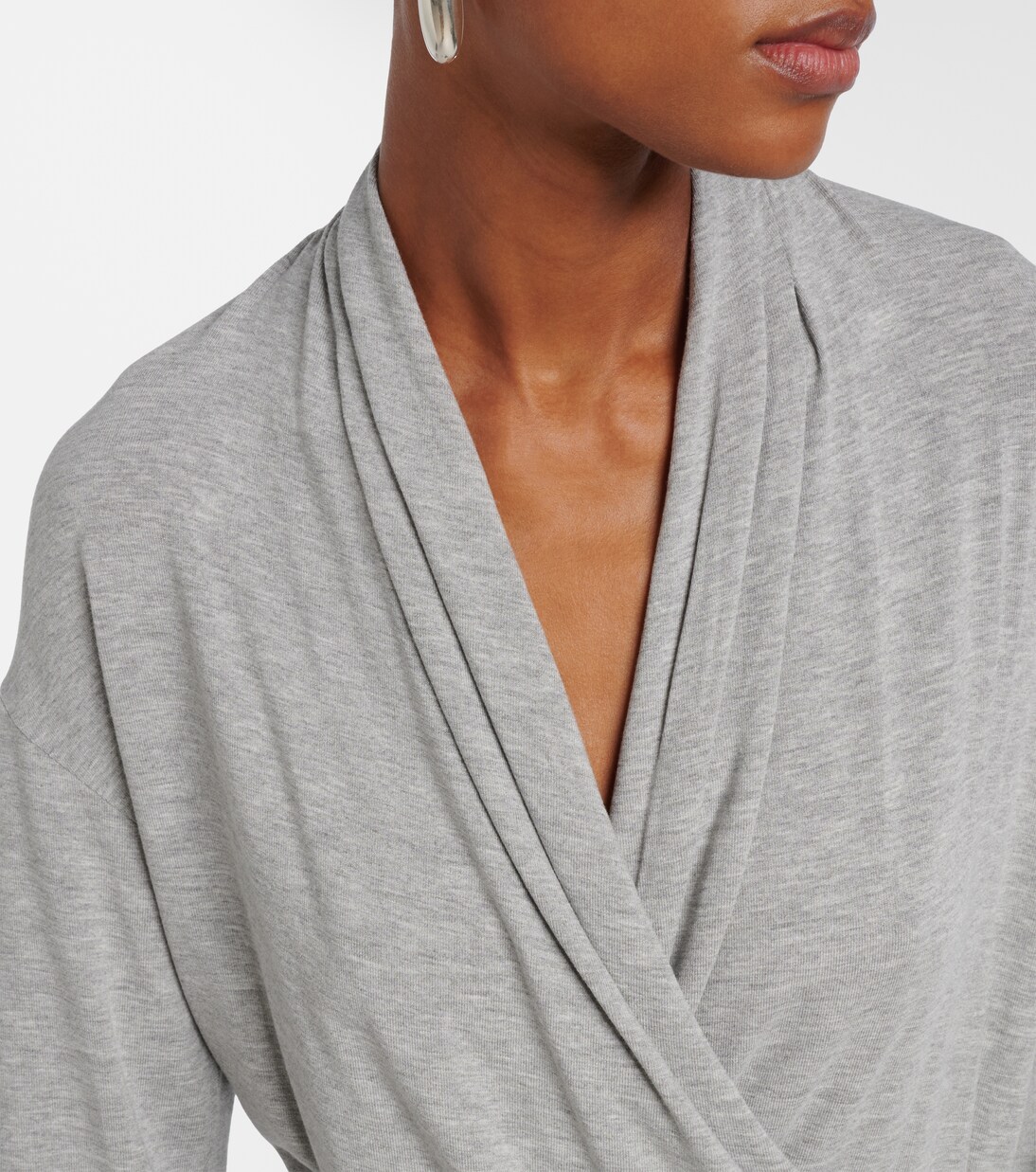 Draped jersey top | Vince