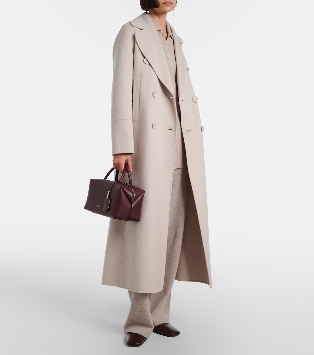 Custodi double-breasted virgin wool coat | 'S Max Mara