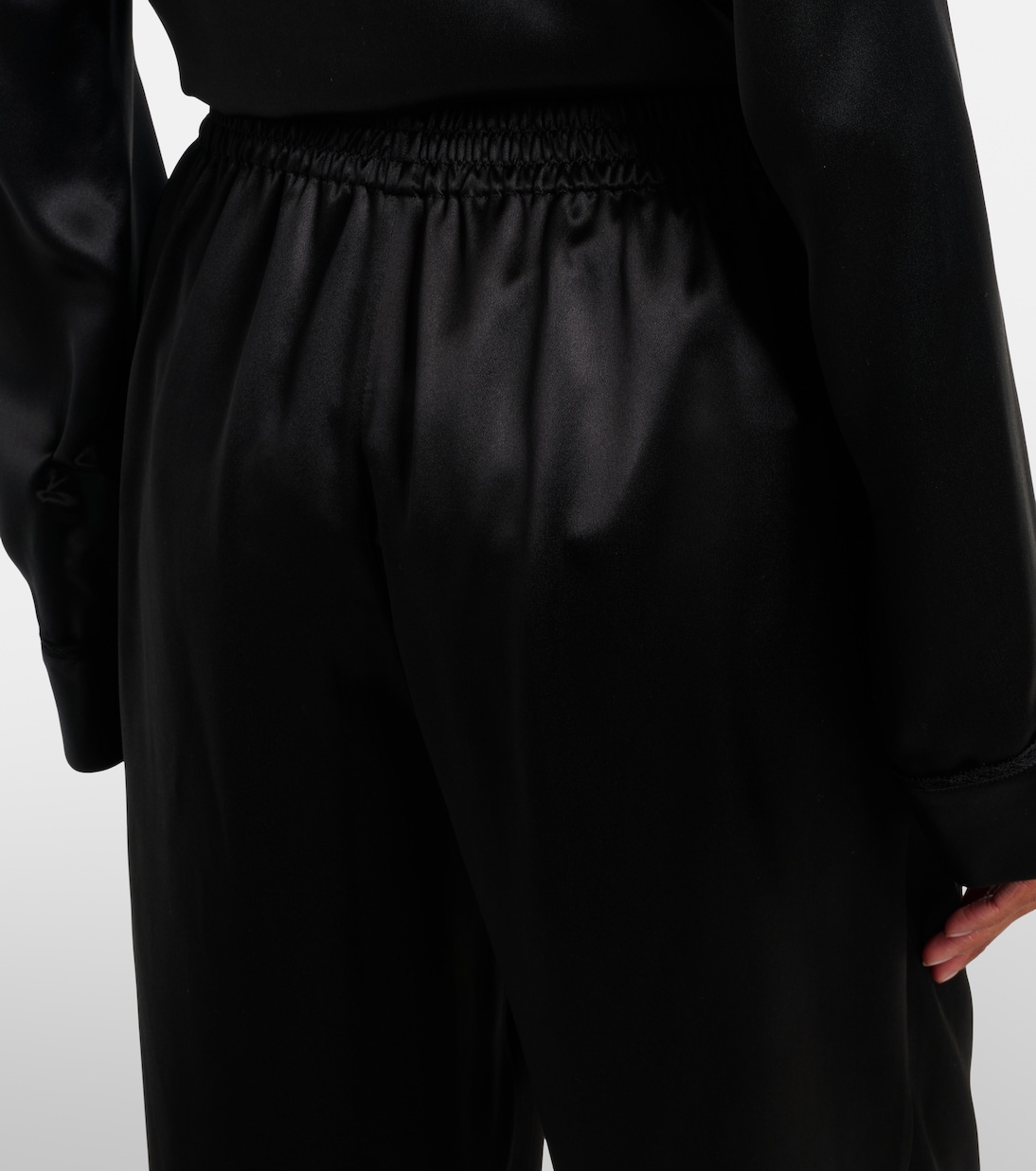 Gerade Hose aus Seidensatin | Saint Laurent