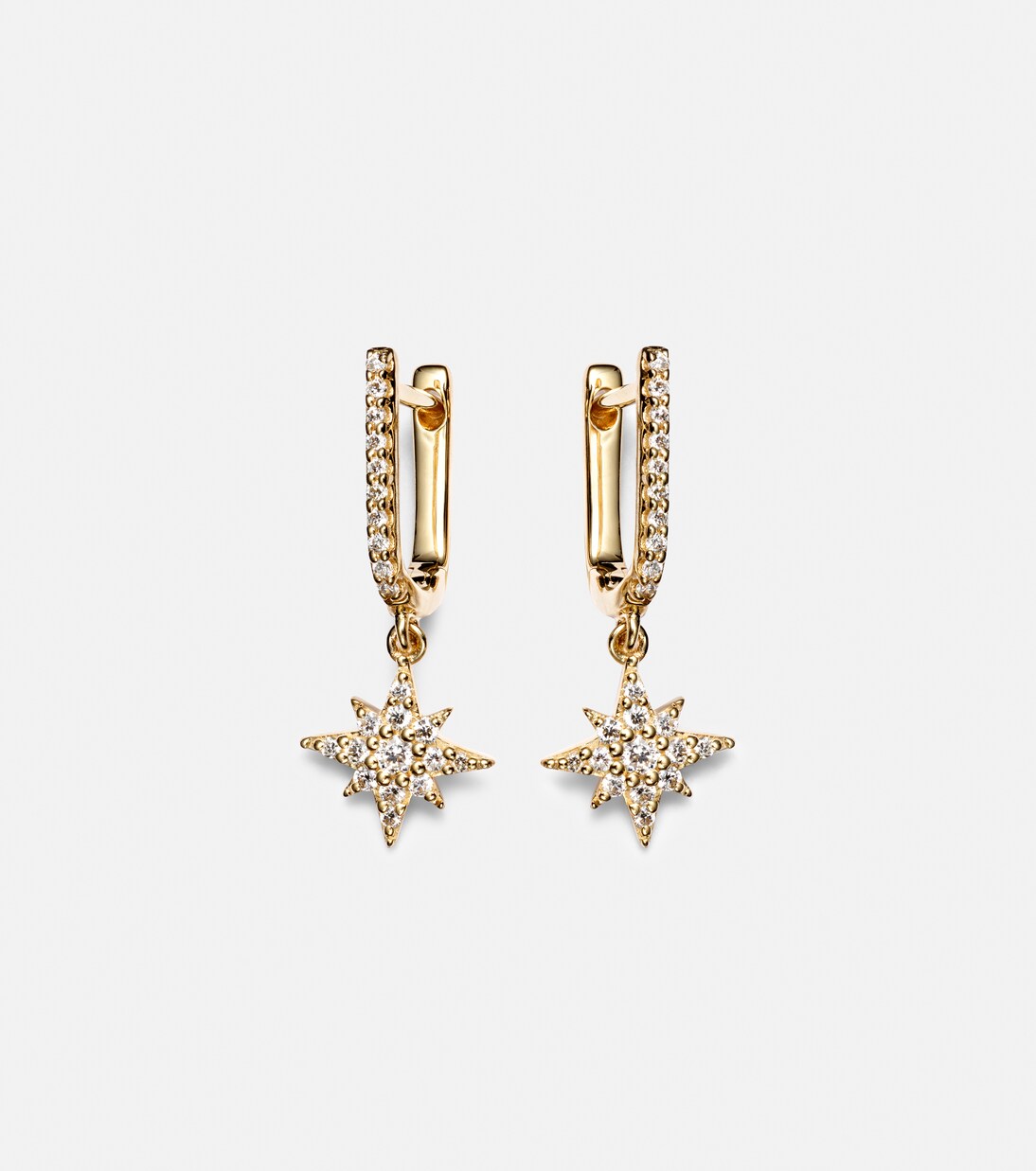 Ohrringe Northern Star aus 14kt Gelbgold mit Diamanten | Stone and Strand