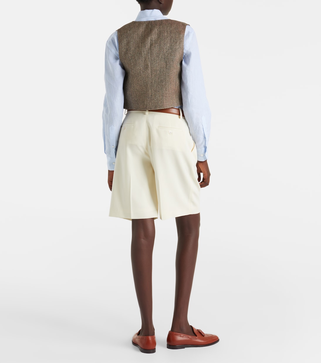 Bermuda-Shorts Minetta aus Woll-Gabardine | Ralph Lauren Collection