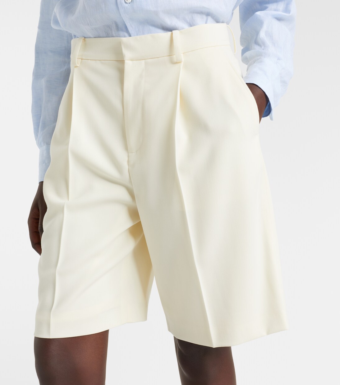 Bermuda-Shorts Minetta aus Woll-Gabardine | Ralph Lauren Collection