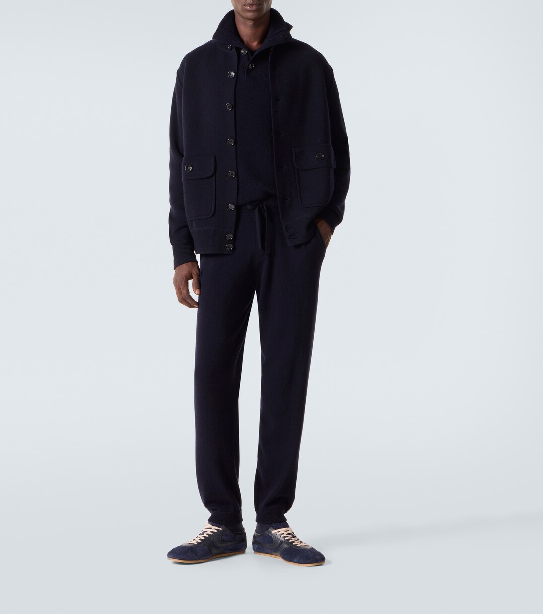 Wool and cashmere sweatpants | Allude