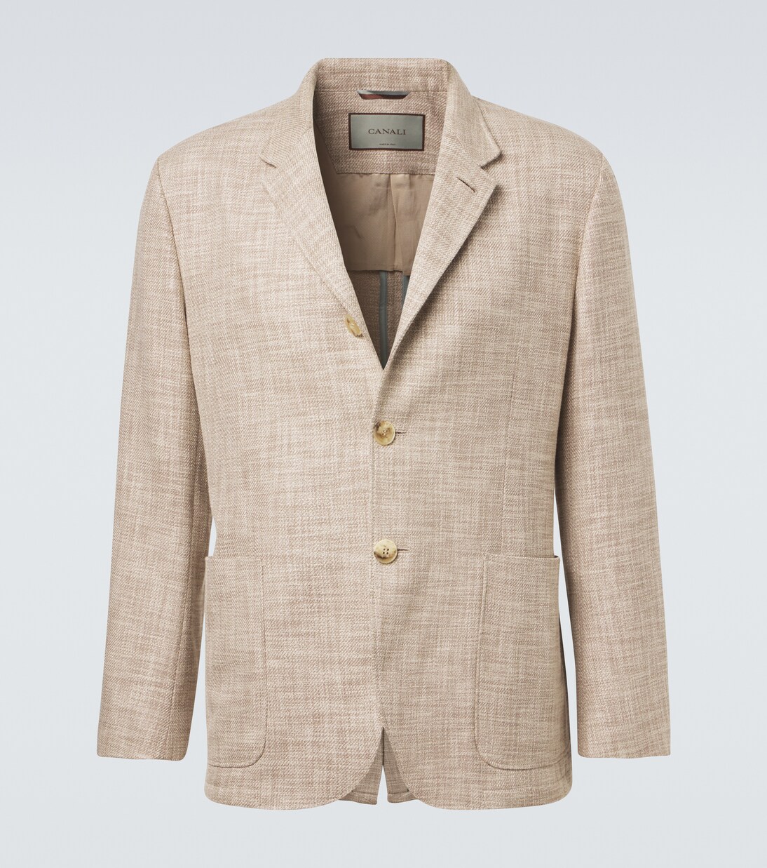 Cotton, wool, and silk blazer | Canali