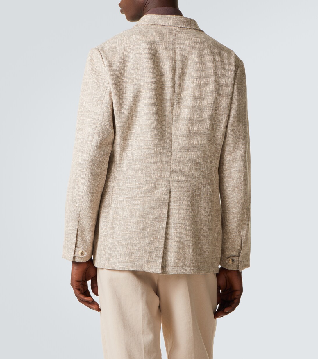 Cotton, wool, and silk blazer | Canali
