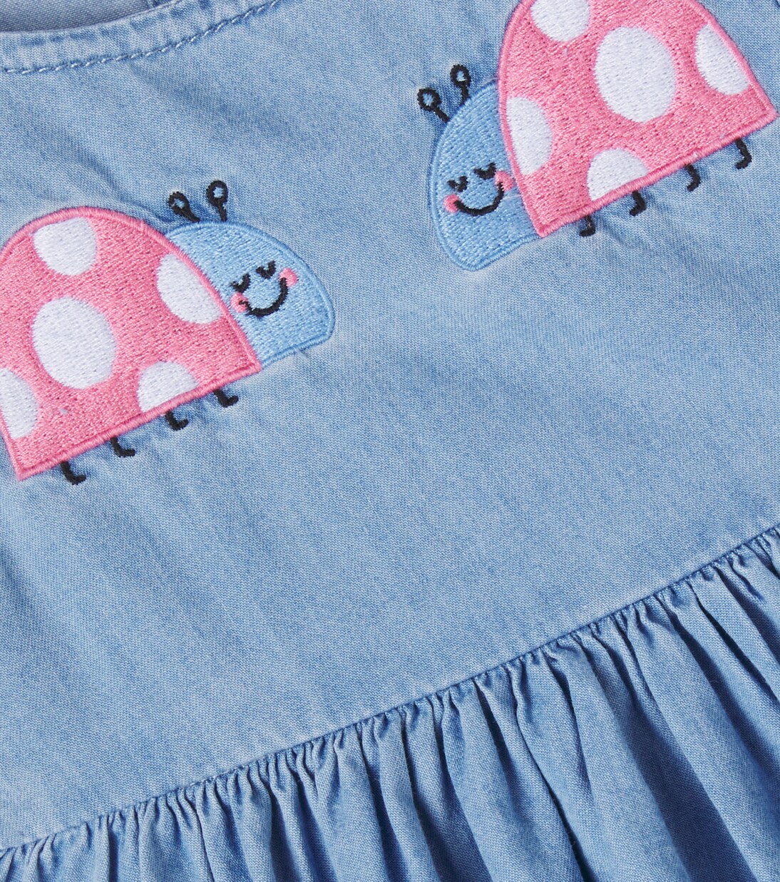Baby Bug cotton chambray dress | Stella McCartney Kids