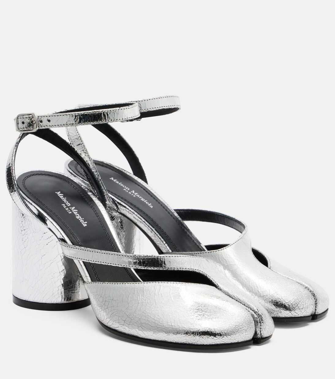 Tabi metallic leather pumps | Maison Margiela