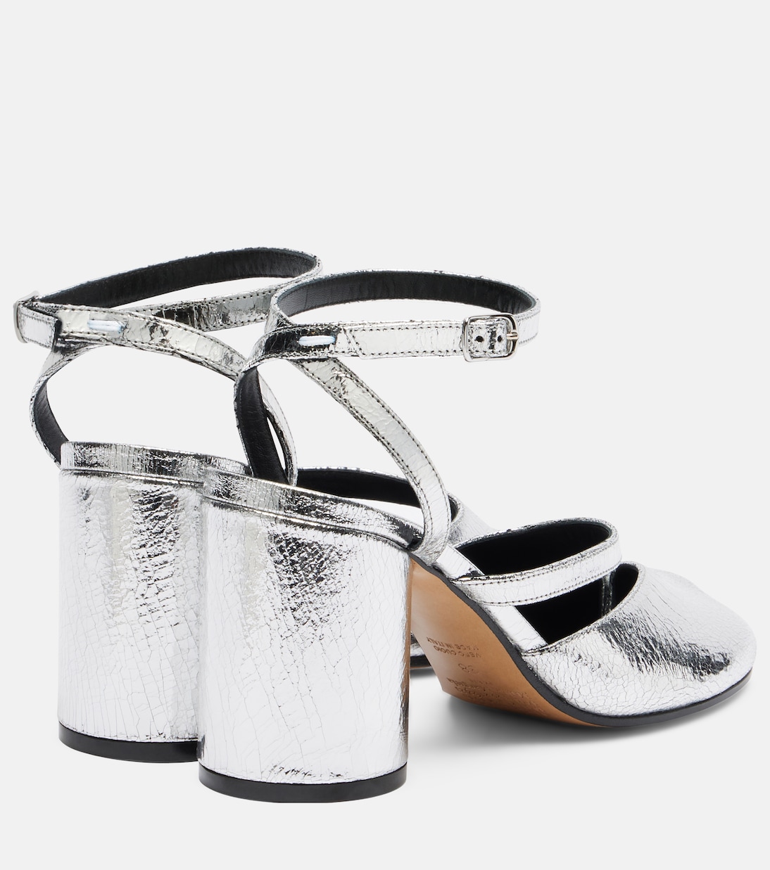 Tabi metallic leather pumps | Maison Margiela