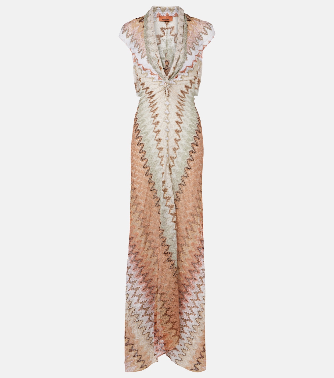 Lamé maxi dress | Missoni
