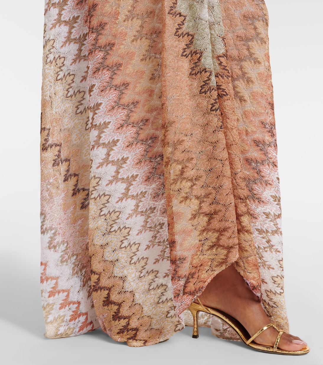 Lamé maxi dress | Missoni
