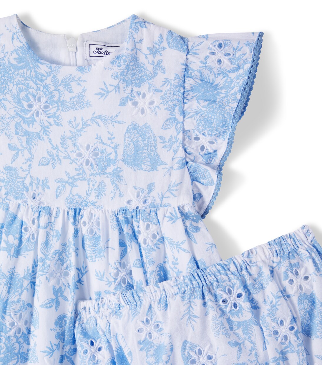 Baby Set aus Kleid und Höschen aus Baumwolle | Tartine et Chocolat