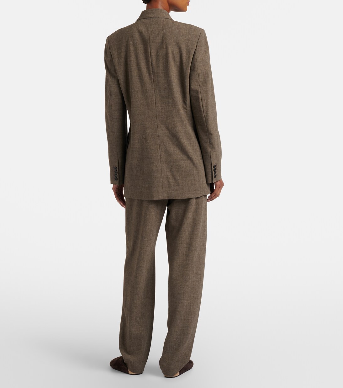 Gianni wool straight pants | The Row