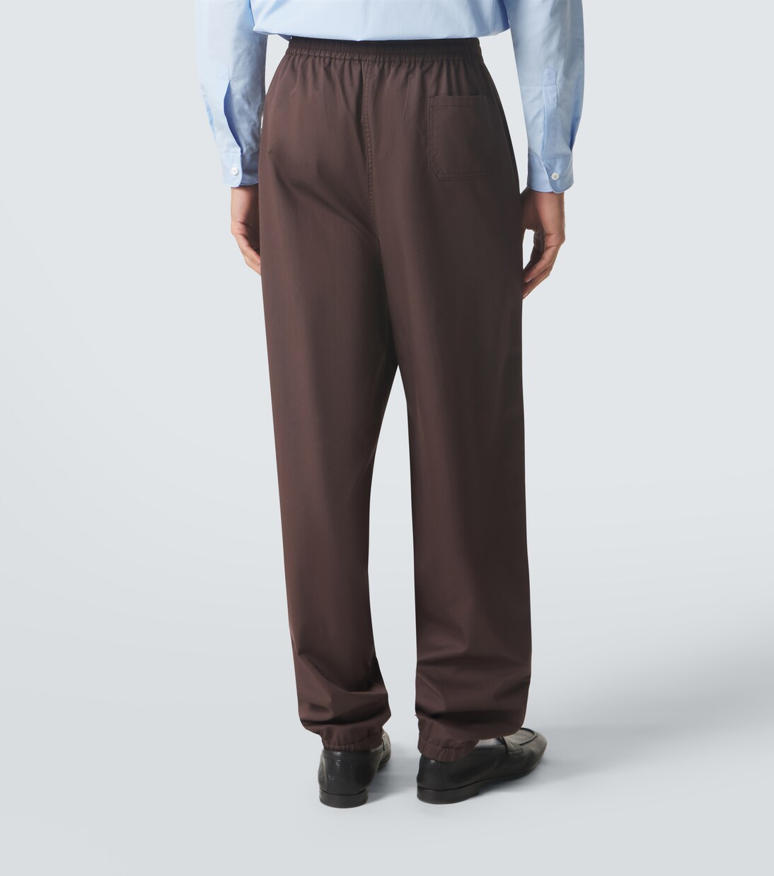 Cotton twill tapered pants | Miu Miu