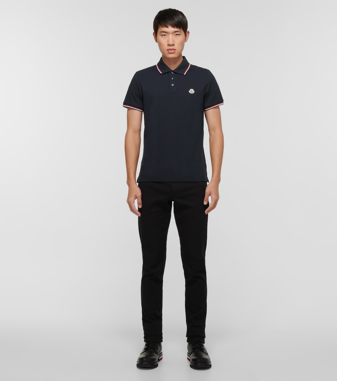 Polo à manches courtes avec logo | Moncler