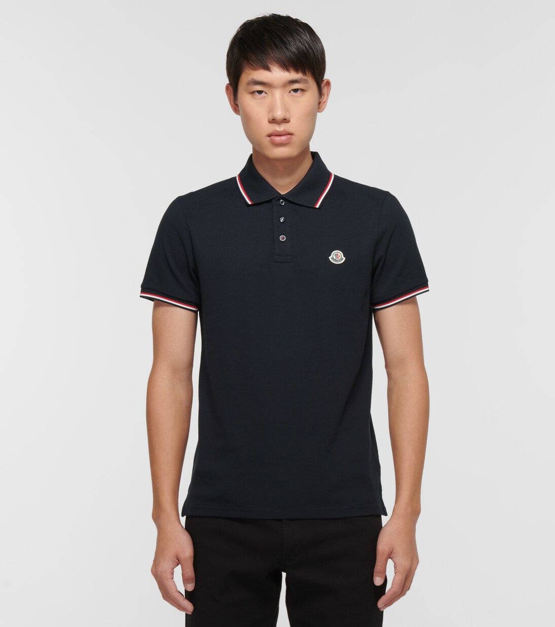 Polo à manches courtes avec logo | Moncler