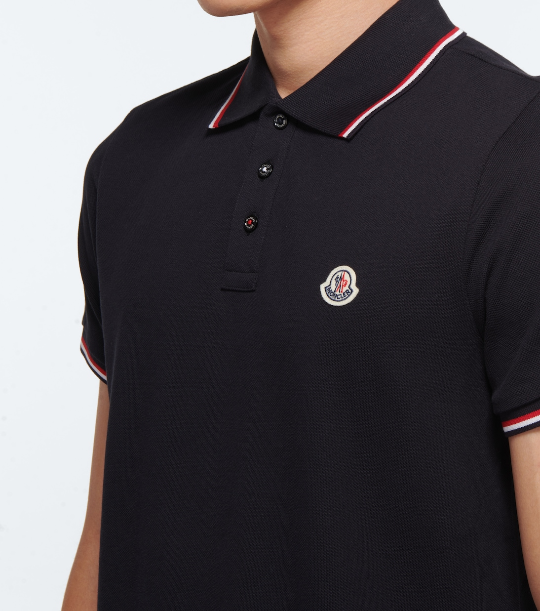 Polo à manches courtes avec logo | Moncler