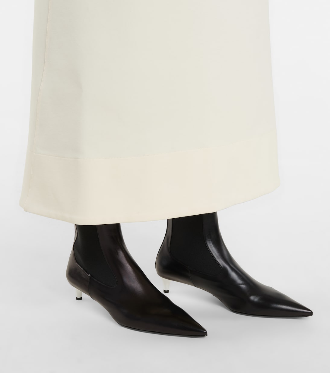 Ankle Boots aus Leder | Jil Sander