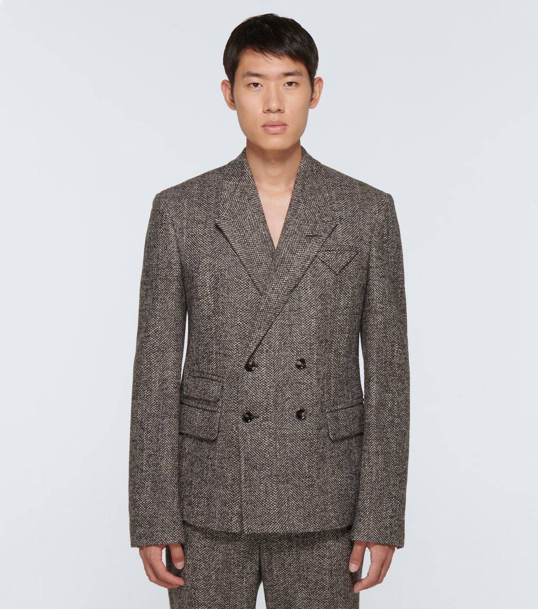 Donegal chevron jacket | Bottega Veneta