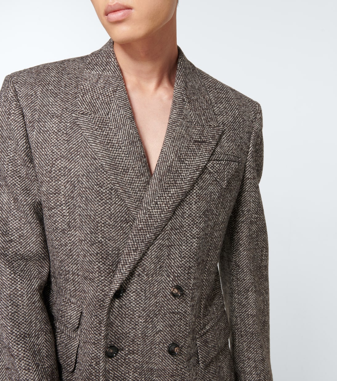Donegal chevron jacket | Bottega Veneta