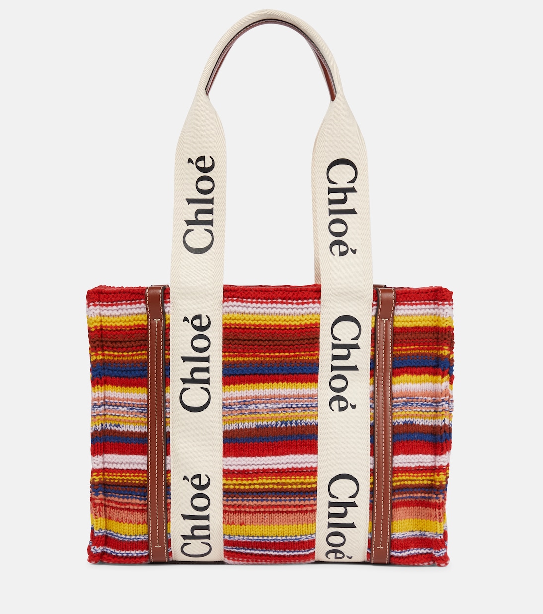 Shopper Woody Small a righe | Chloé
