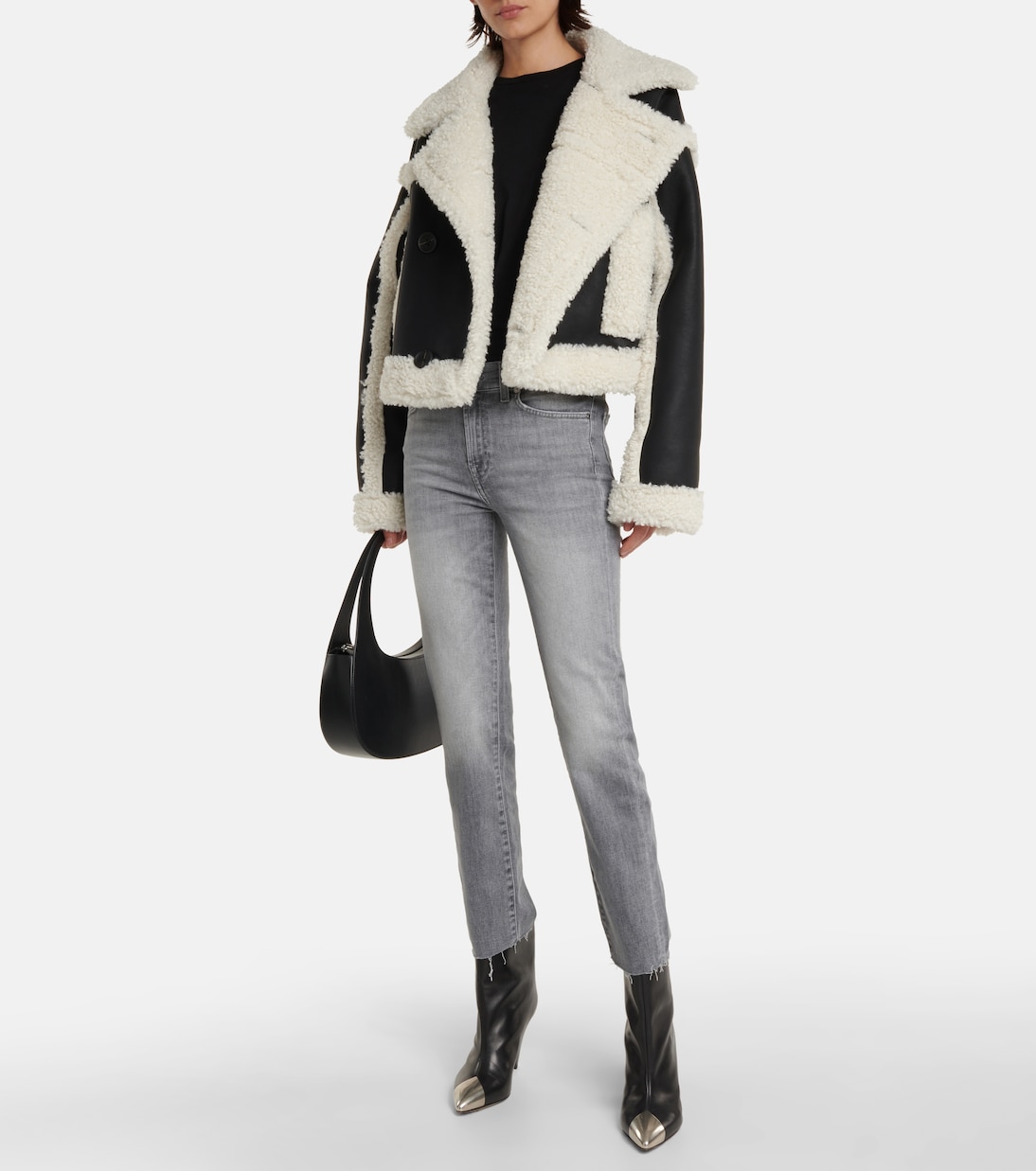 The Straight Crop mid-rise jeans | 7 For All Mankind